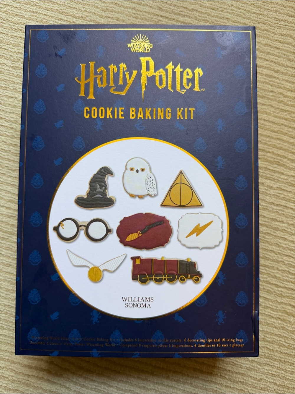 Williams Sonoma Harry Potter Cookie Baking Kit - Blue & Gold